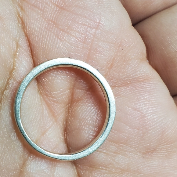 Silver ring with natural diamonds from Ben moss jewelers. - Picture 7 of 7